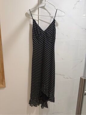 Vintage Polka Dot Midi Slip Dress